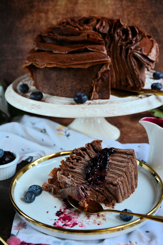 Torta Ruža od palačinki sa čokoladnim kremom domaći recept